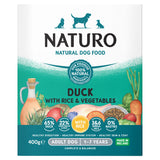 ASDA Naturo Natural Dog Food Duck with Rice & Vegetables for Adult Dogs 400g- Buy online at McGrocer