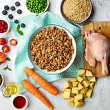 Naturo dog food duck with rice and vegetables 400g, imported from the UK