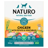 ASDA Naturo Chicken with Potato and Vegetables Adult Dog 1-7 Years Wet Dog Food 400g- Buy online at McGrocer