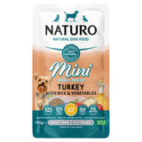 Naturo Natural Pet Food Mini Turkey with Rice and Vegetables Adult Dog 1 to 7 Years 150g