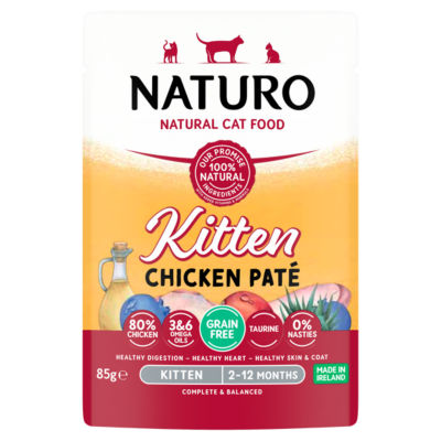 Naturo kitten chicken pate 85g - British product
