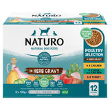 ASDA Naturo Poultry Selection in Herb Gravy Adult Dog 1-7 Years Wet Food 12 x 100g- Buy online at McGrocer
