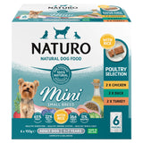 Naturo Mini Small Breed Poultry Selection wet dog food 6x150g, UK version