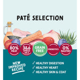 Naturo Paté Selection cat food 12x85g, imported from the UK