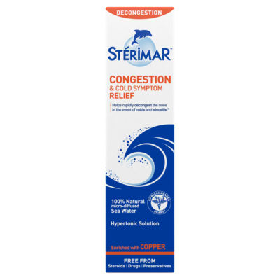 Sterimar Congestion & Cold Symptom Relief nasal spray 50ml (British brand)