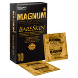 Trojan Magnum large latex condoms 10 pack, UK version