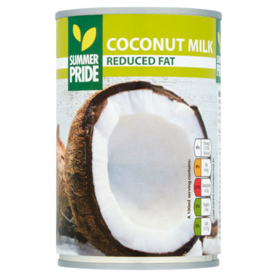 Summer Pride reduced fat coconut milk 400ml, imported from the UK