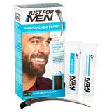 Just For Men dark brown black facial hair colour kit, UK version