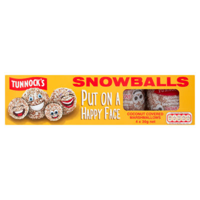 Tunnock's Snowballs coconut marshmallows 120g - imported from the UK