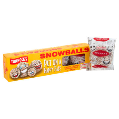 Tunnock's Snowballs coconut marshmallows 120g - imported from the UK