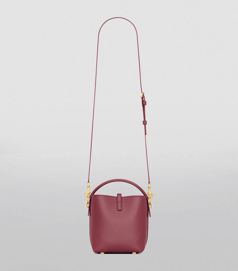 YSL Mini 37 bucket bag in smooth calfskin leather (British brand)