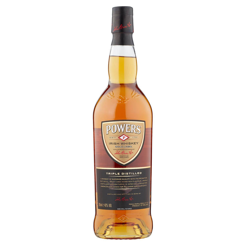 Powers Irish Whiskey Gold Label 700ml - British product