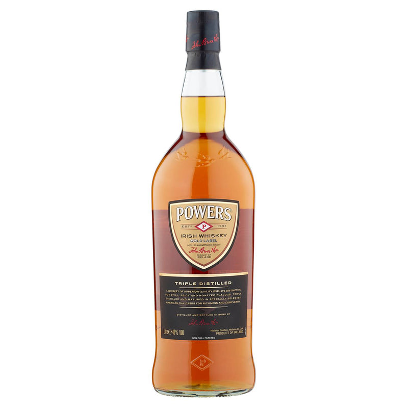 Powers Gold Label Irish Whiskey 1 Litre