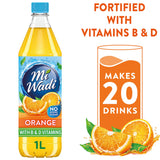 Mi Wadi orange squash no added sugar with vitamins 1L, UK version