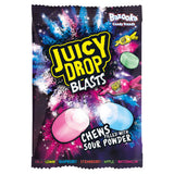 Bazooka Juicy Drop Blasts assorted fruit chewy candies 140g, UK version
