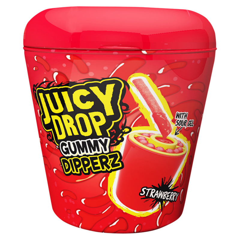 Bazooka gummy sticks strawberry and raspberry, UK version