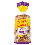 Brennans Poppy Bagels 425g 5 bagels (British brand)