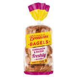 Brennans cinnamon and raisin bagels 425g, UK version