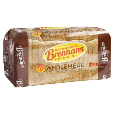 Brennans Wholemeal Premium Bread 800g (British brand)