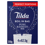 ASDA Tilda Pure Basmati Rice Boil in Bag 250g- Buy online at McGrocer