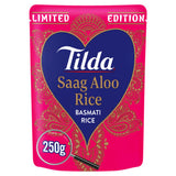 Tilda Saag Aloo microwave rice 250g (British brand)