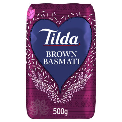Tilda wholegrain basmati rice 500g (British brand)
