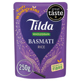 ASDA Tilda Microwave Wholegrain Basmati Rice 250g- Buy online at McGrocer