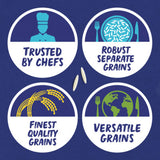 Tilda long grain rice 500g (British brand)