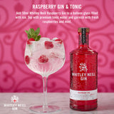 Whitley Neill raspberry gin 70cl, UK version