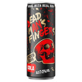 Dead Man's Fingers Spiced Rum Cola premixed can 250ml, UK version