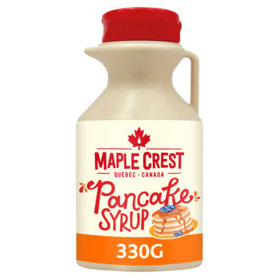 Maple Crest Pancake Syrup 330g, imported from the UK