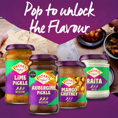 Patak's Mango Chutney Mild 210g, imported from the UK