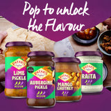 Patak's Mango Chutney Mild 210g, imported from the UK