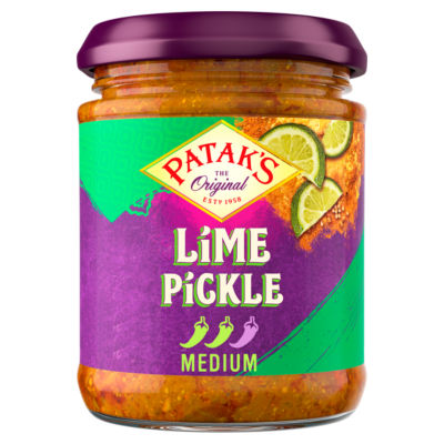 Patak's original lime pickle 170g, imported from the UK