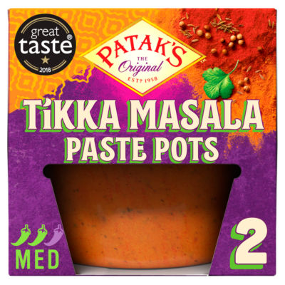 ASDA Patak's Tikka Masala Paste Pots Indian Curry Paste 2 x 70g- Buy online at McGrocer
