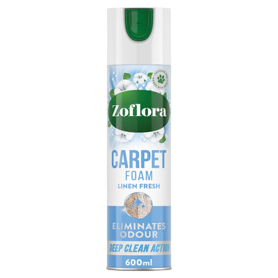 ASDA Zoflora Carpet Fresh Foam Linen Fresh Carpet Treatment 600ml- Buy online at McGrocer