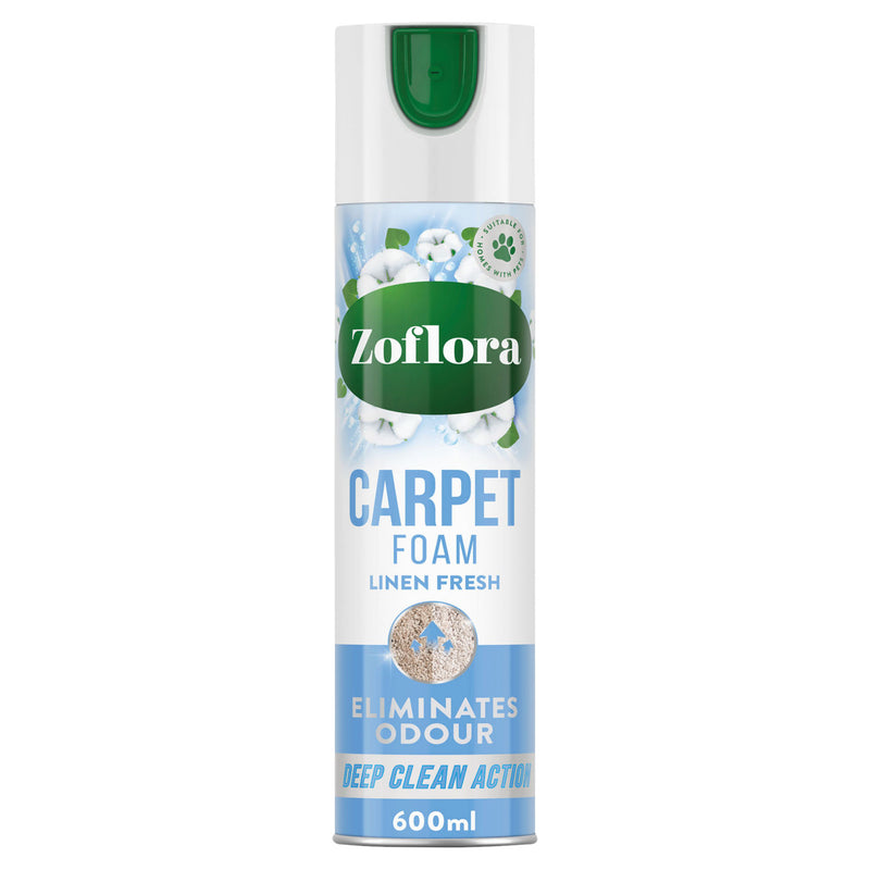 Zoflora Carpet Fresh Foam Linen Fresh 600ml (British brand)