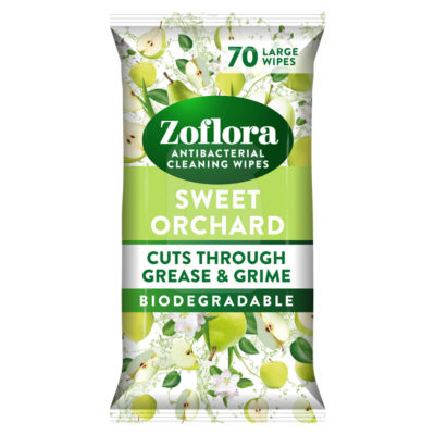Zoflora Sweet Orchard antibacterial wipes 70 - British product
