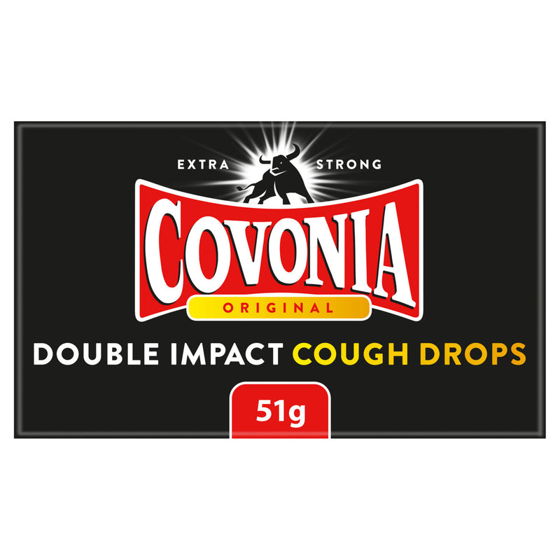 Covonia Original Double Impact Cough Drops 51g - British product