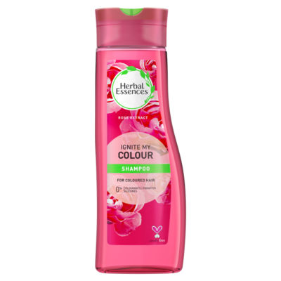 ASDA Herbal Essences Ignite My Colour Hydrating Shampoo with Rose Extract for Coloured Hair 400ml- Buy online at McGrocer