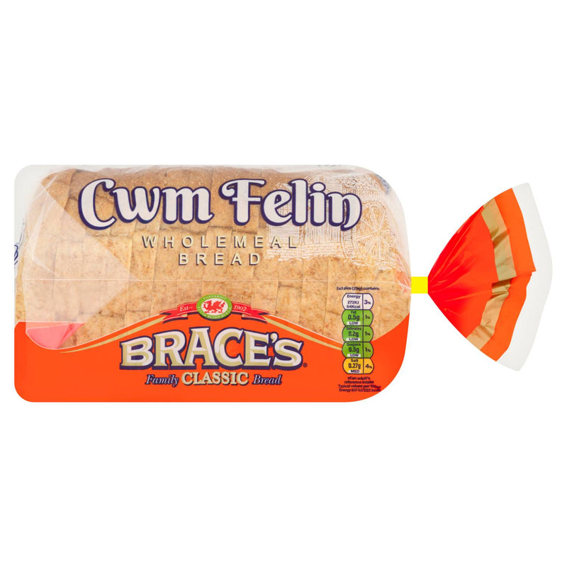 Brace's wholemeal bread 400g (British brand)