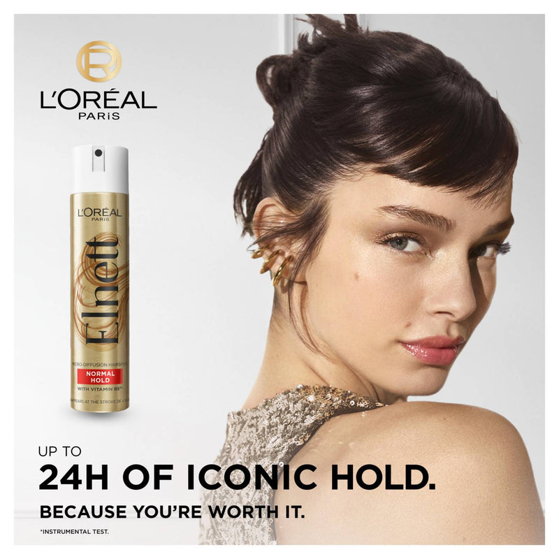L'Oreal Elnett hairspray normal hold 200ml, UK version