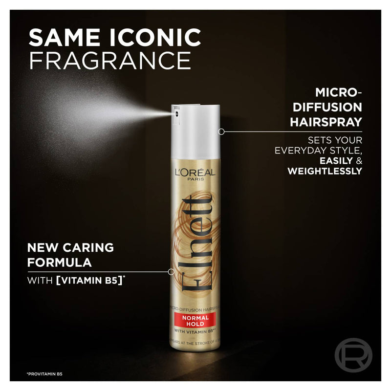 L'Oreal Elnett hairspray normal hold 200ml, UK version