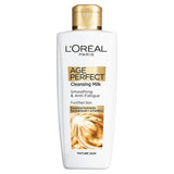 ASDA L'Oreal Paris Age Perfect Smoothing & Anti Fatigue Vitamin C Cleansing Milk for Mature Skin 200ml- Buy online at McGrocer