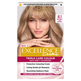 ASDA L'Oréal Excellence Crème 8.1 Natural Ash Blonde Permanent Hair Colour Kit- Buy online at McGrocer