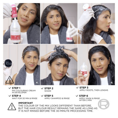 L'Oreal Golden Brown hair dye, UK version