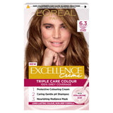 ASDA L'Oreal Paris Excellence Creme 6.3 Light Golden Brown Permanent Hair Colour Kit- Buy online at McGrocer