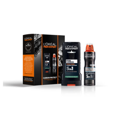 L'Oreal Carbon Protect gift set 1 pc - British product