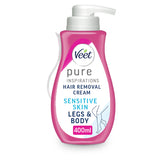 ASDA Veet Pure Hair Removal Cream Legs & Body Sensitive 400ml- Buy online at McGrocer