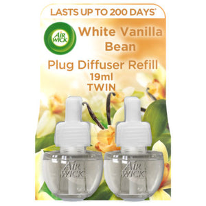 Air Wick White Vanilla Bean Plug-in Air Freshener Refill 2 x 19ml